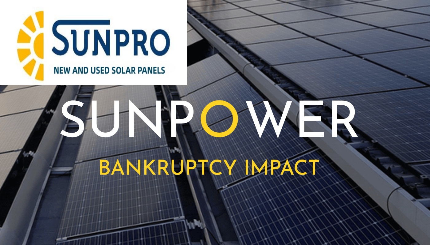 SunPower Bankruptcy Chapter 11 Impact on Customers